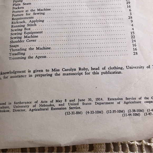 1947 Learning to SEW guide 4H - Picture 5 of 5